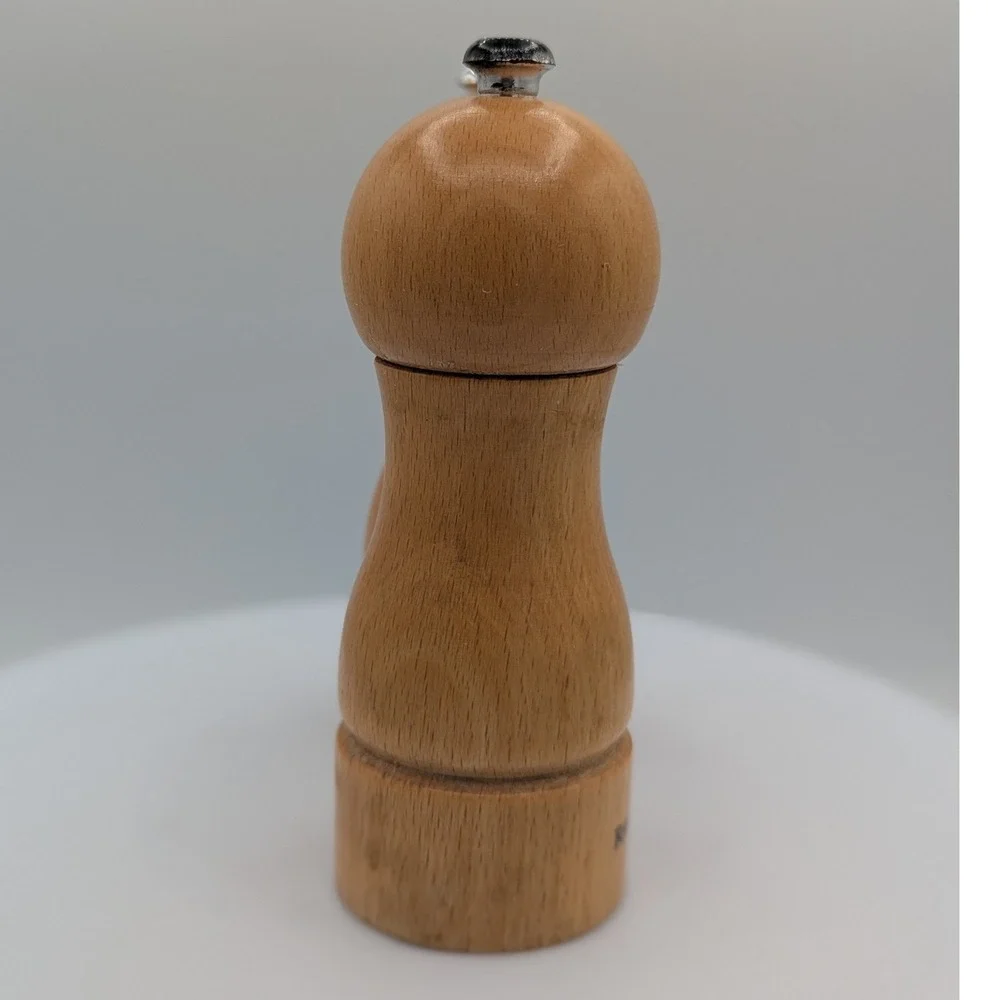 Raadvad Vintage Danish Beech Wood Salt & Pepper Mill Grinder Set  6 Inch